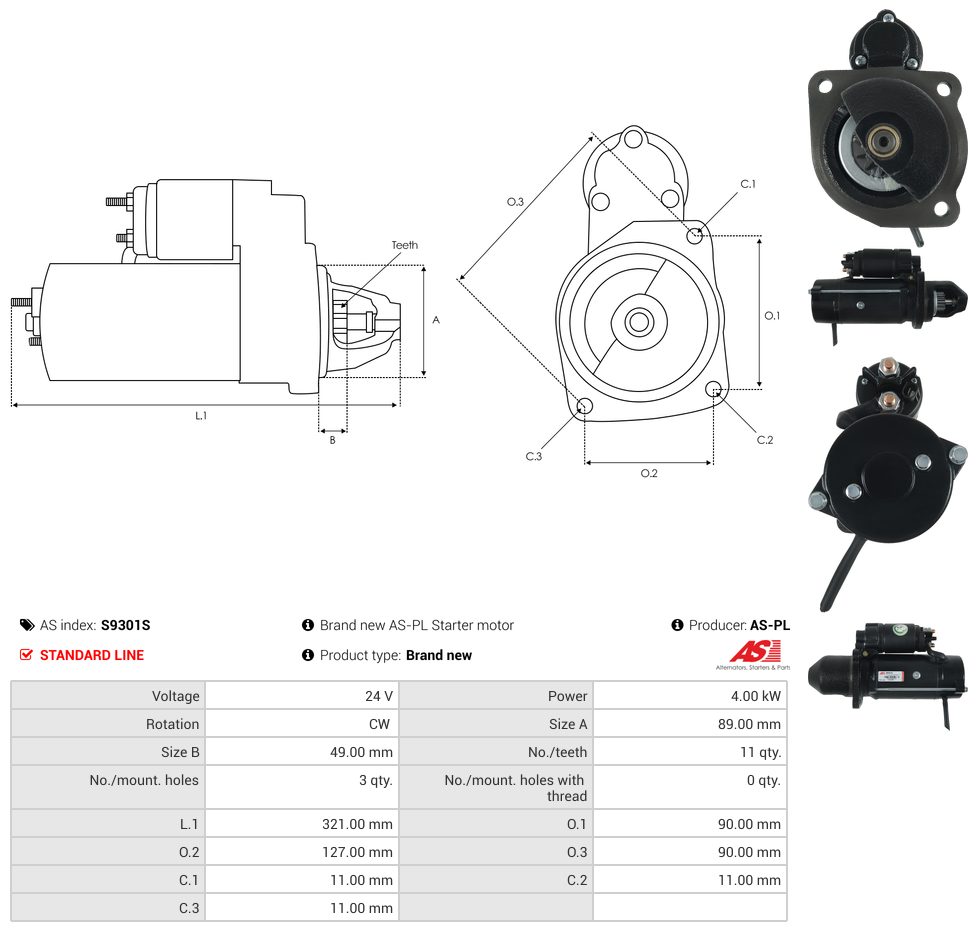 Starter motor