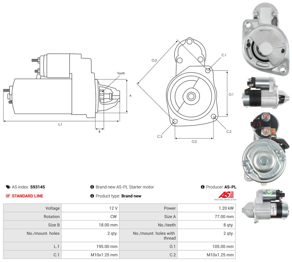 Starter motor