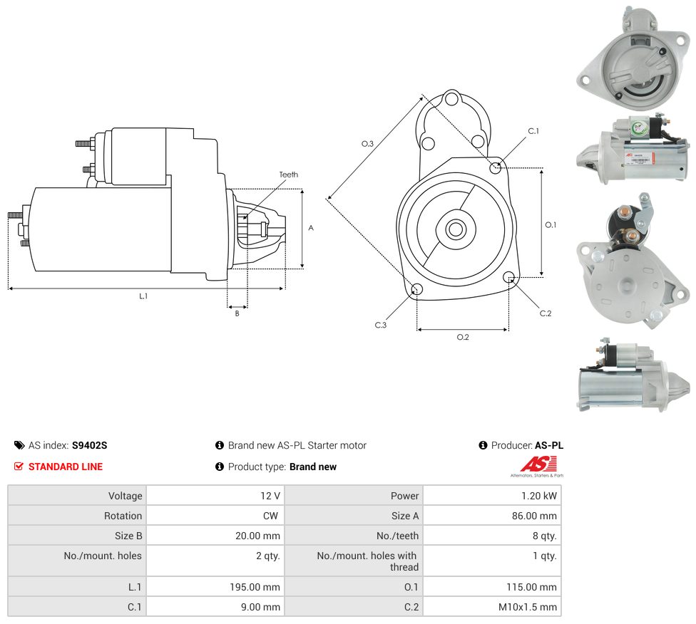 Starter motor