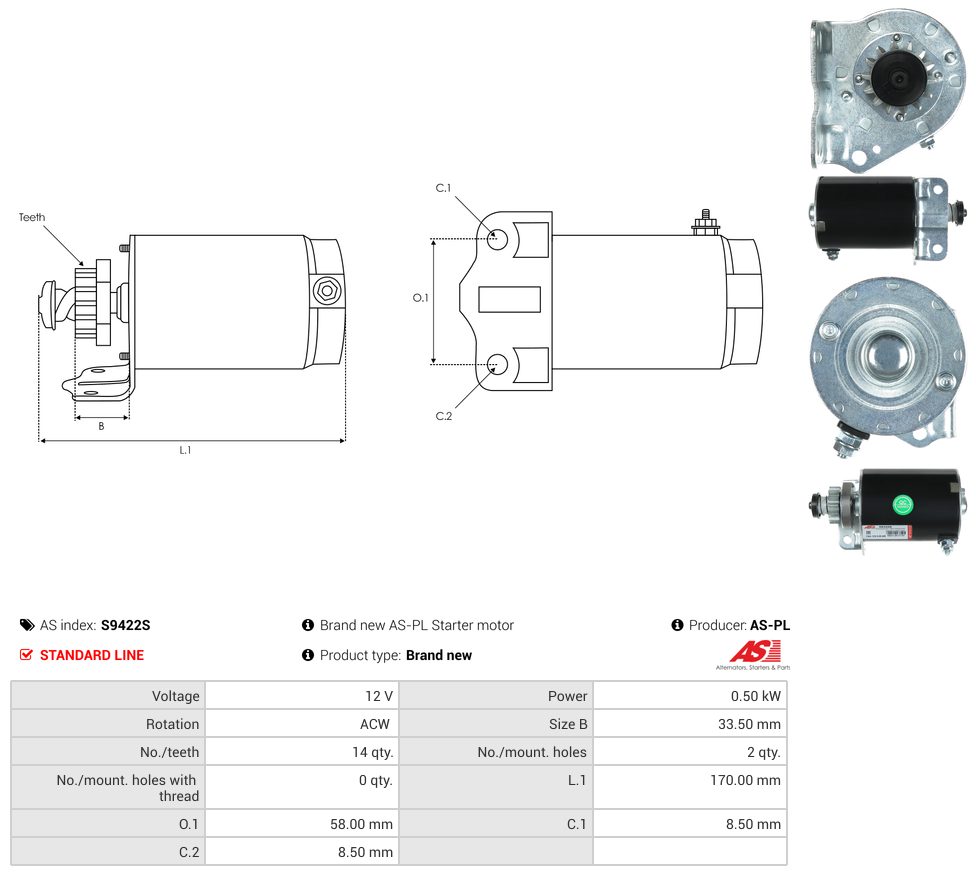 Starter motor