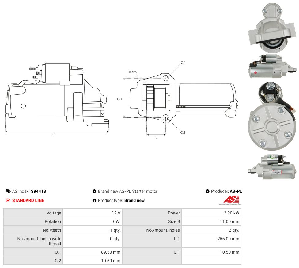 Starter motor