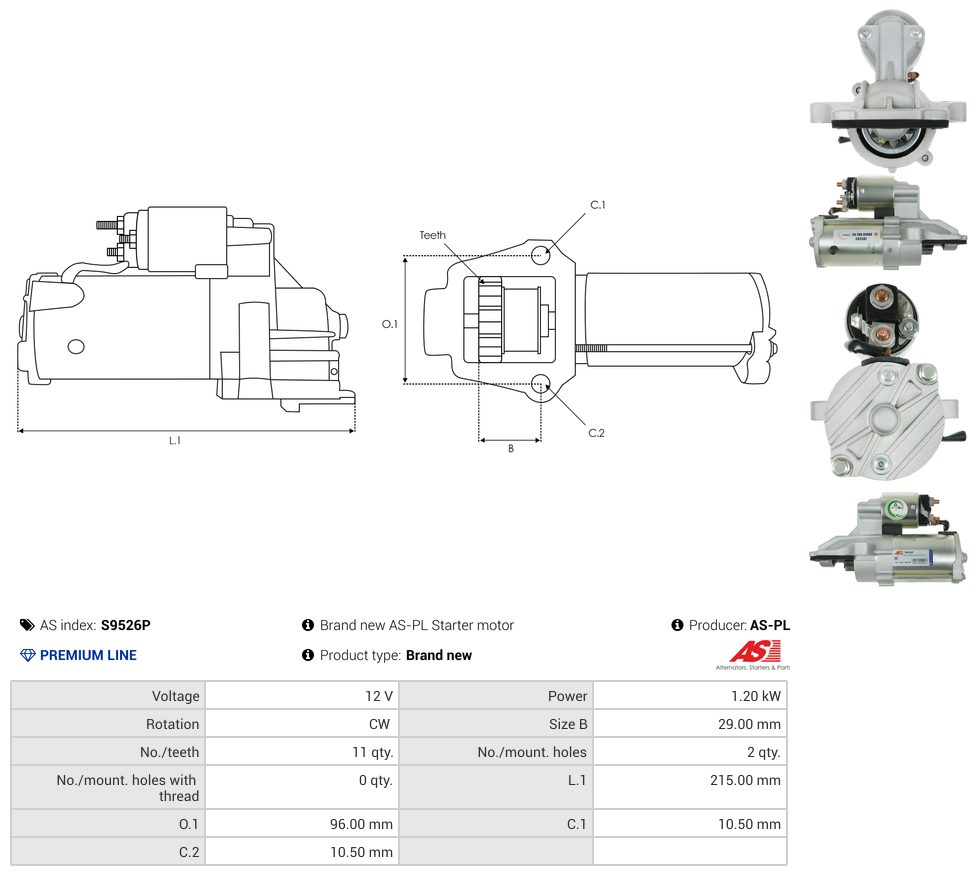 Starter motor