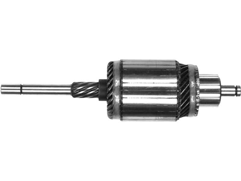 Rotor for starter motors