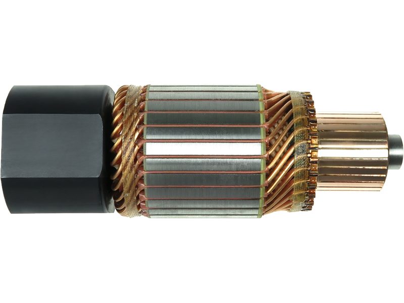 Starter motor armature