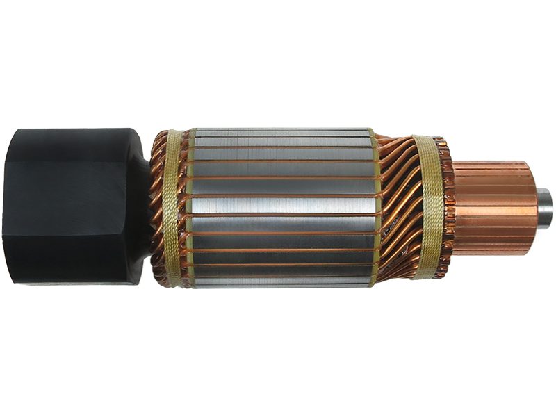 Starter motor armature