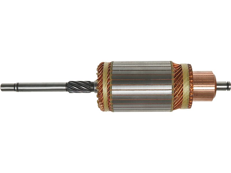 Starter motor armature
