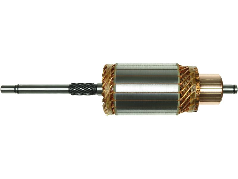 Starter motor armature