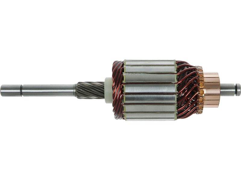 Starter motor armature
