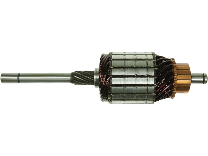 Starter motor armature