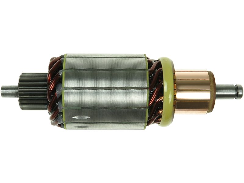 Starter motor armature