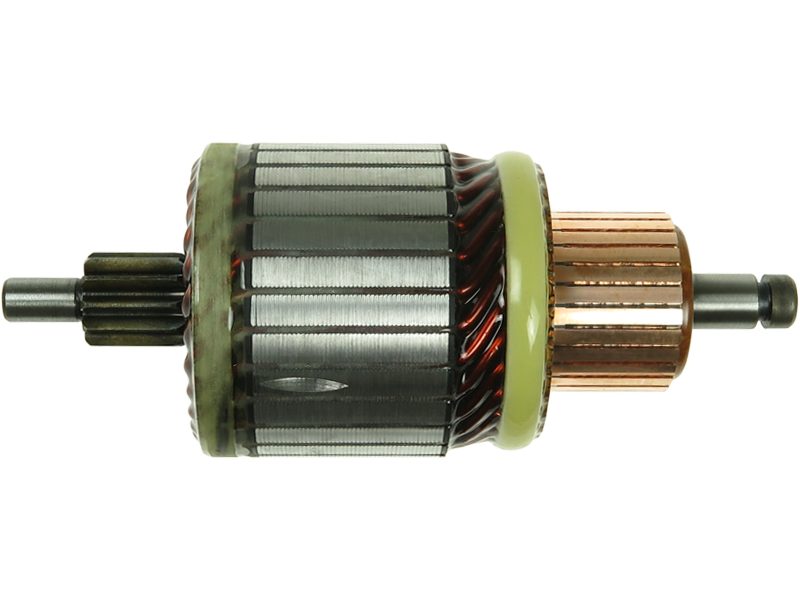 Starter motor armature