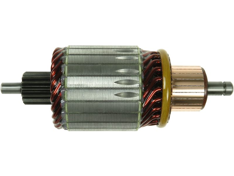 Starter motor armature
