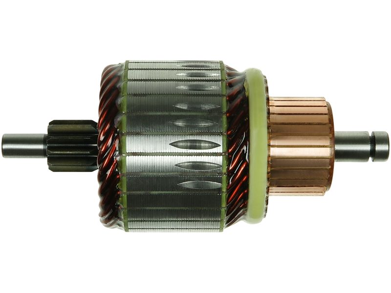 Starter motor armature