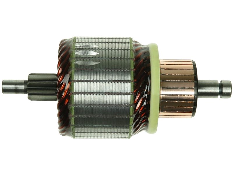 Starter motor armature