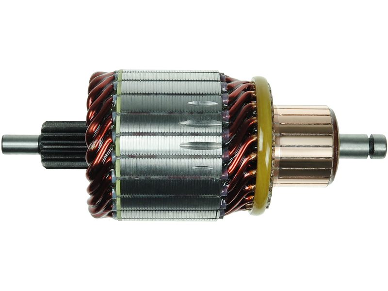 Starter motor armature