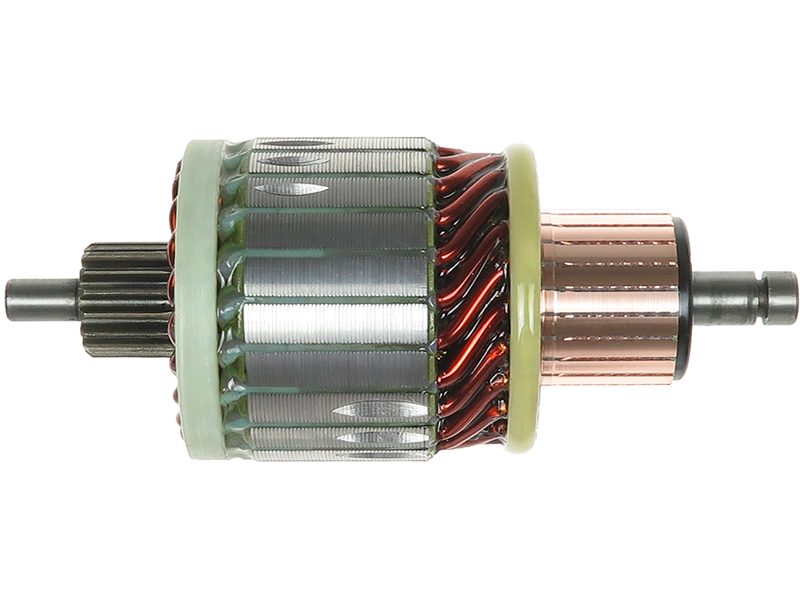 Starter motor armature