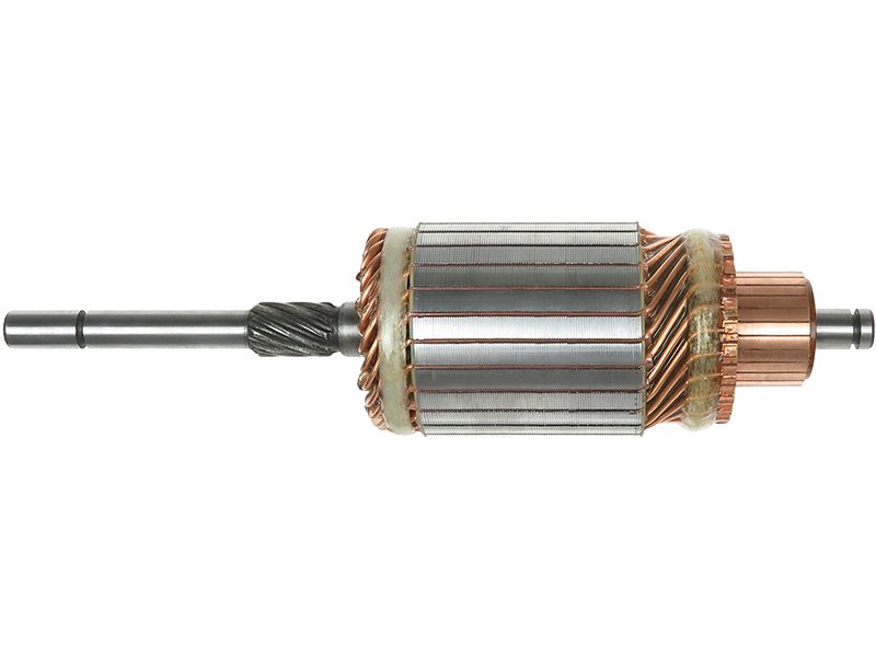 Starter motor armature