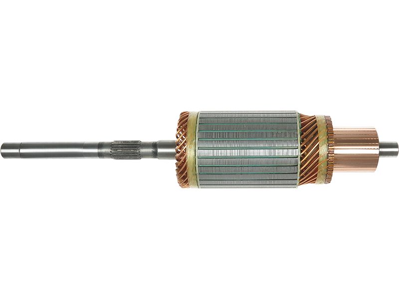 Starter motor armature