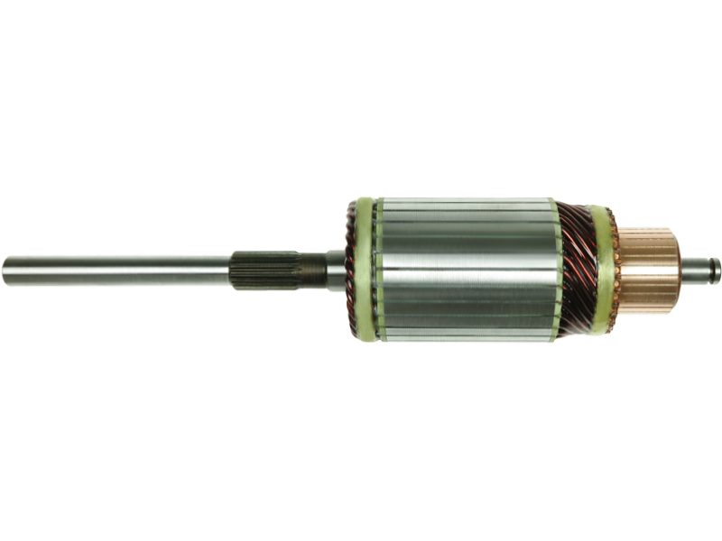 Starter motor armature