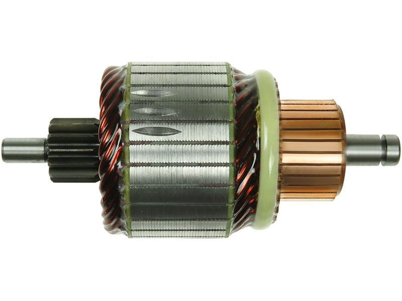 Starter motor armature