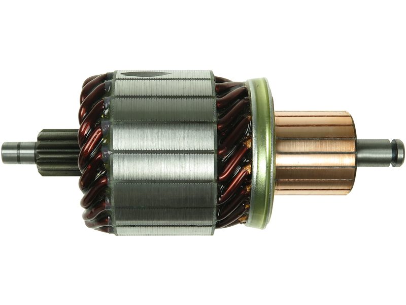 Starter motor armature