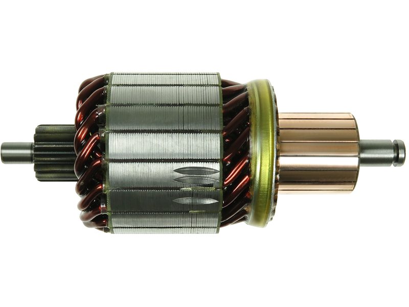 Starter motor armature