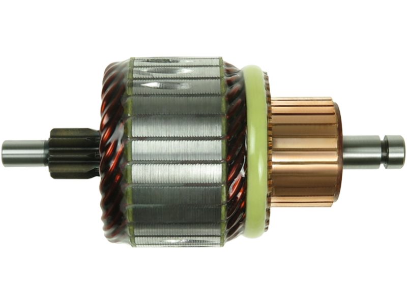 Starter motor armature