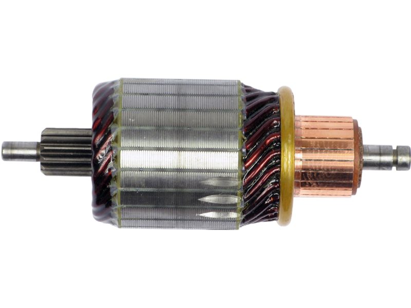 Starter motor armature