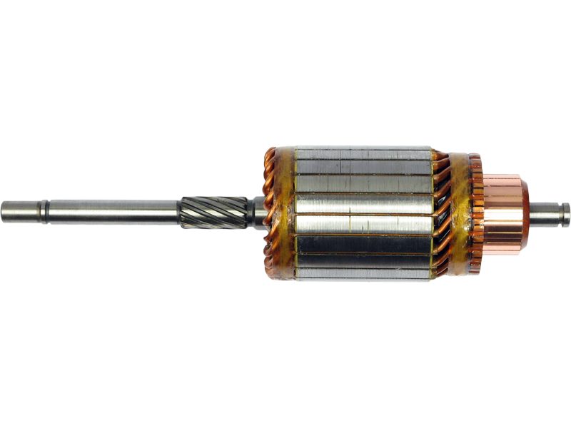 Starter motor armature