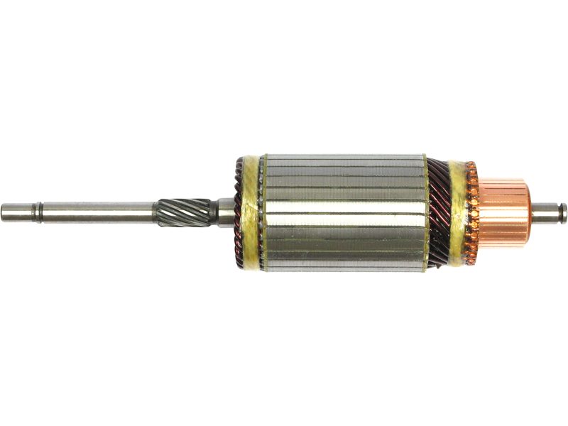Starter motor armature