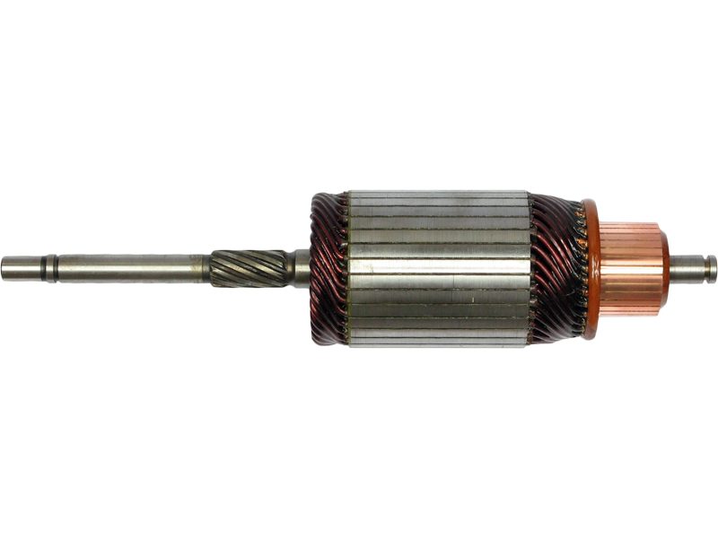 Starter motor armature