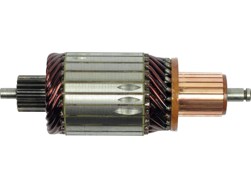 Starter motor armature