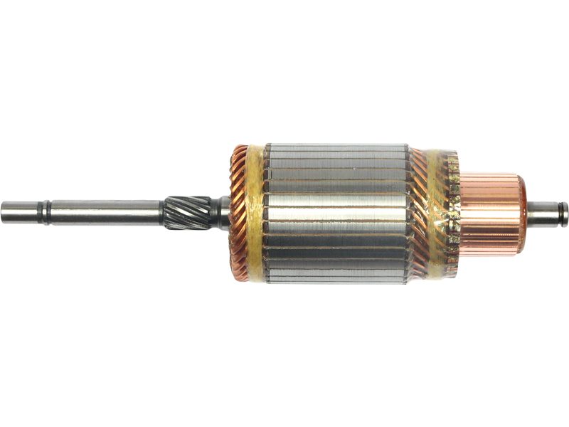 Starter motor armature