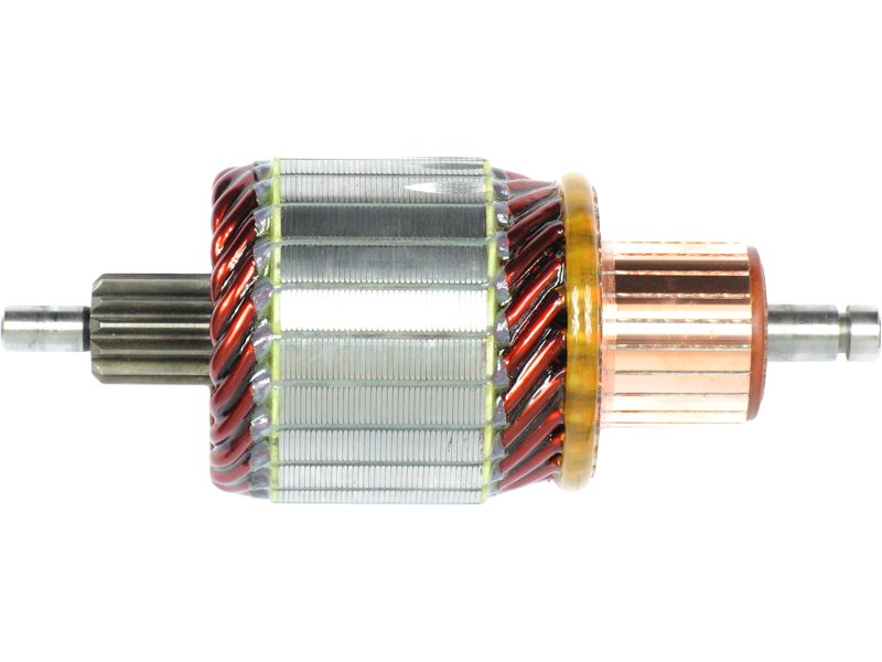 Starter motor armature