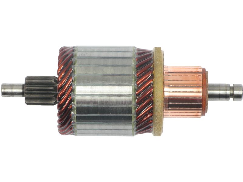 Starter motor armature