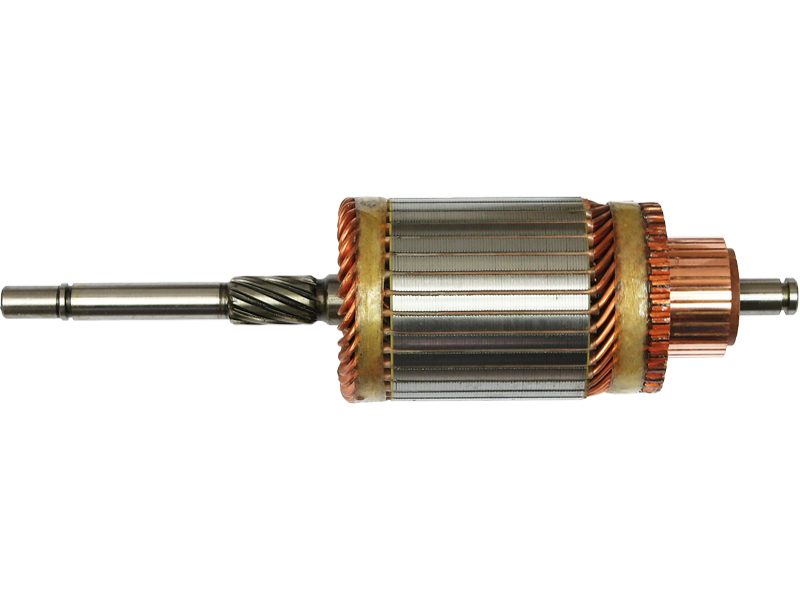 Starter motor armature