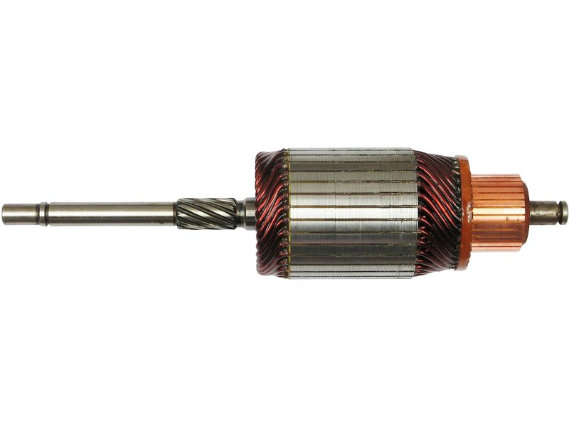 Starter motor armature