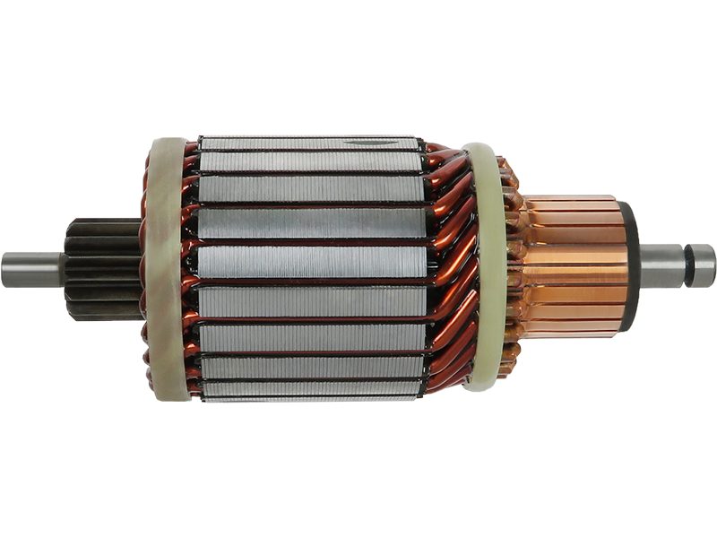 Starter motor armature