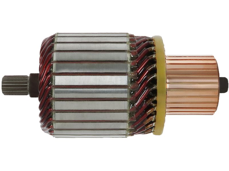 Starter motor armature
