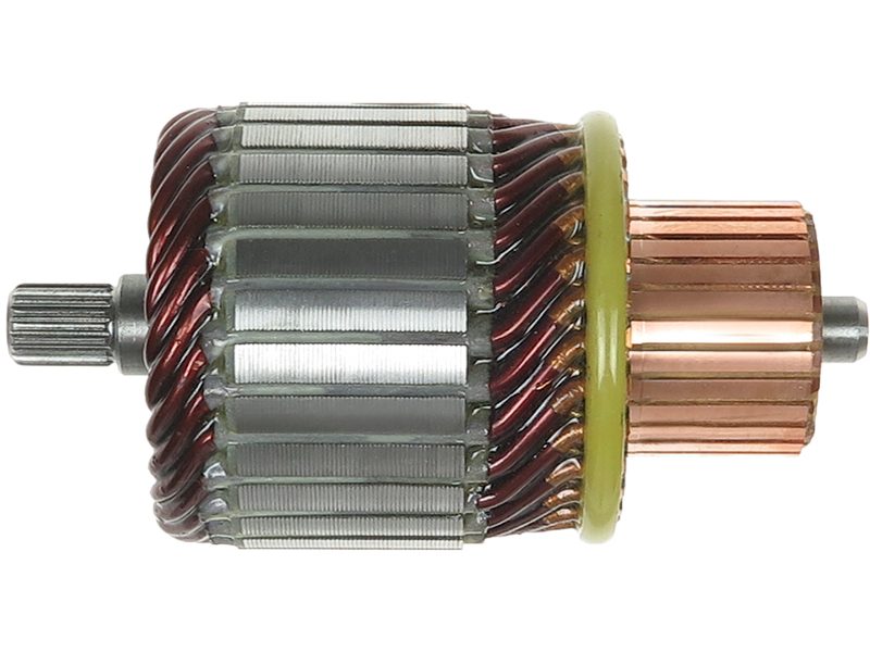 Starter motor armature