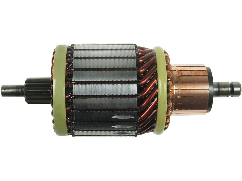 Starter motor armature
