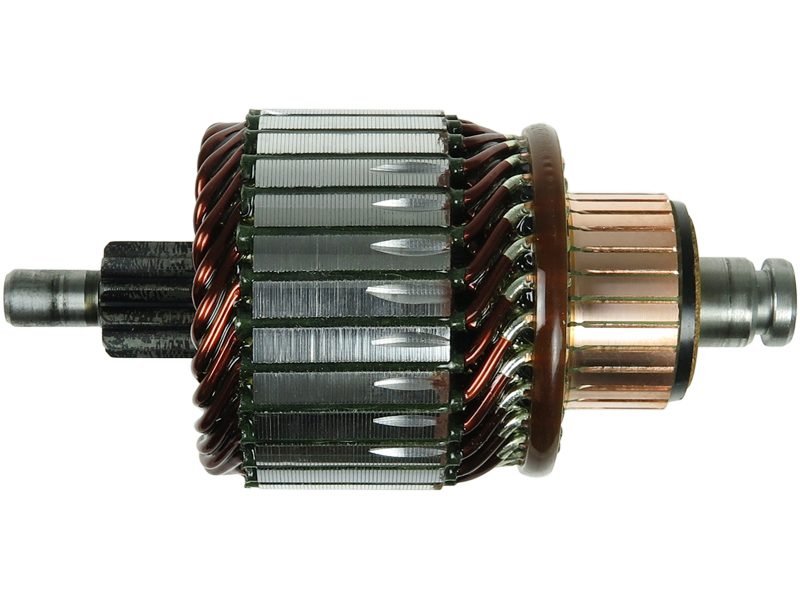 Starter motor armature