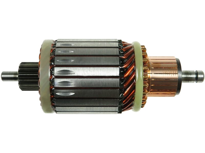 Starter motor armature
