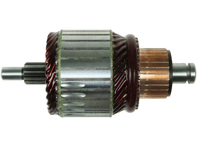 Starter motor armature