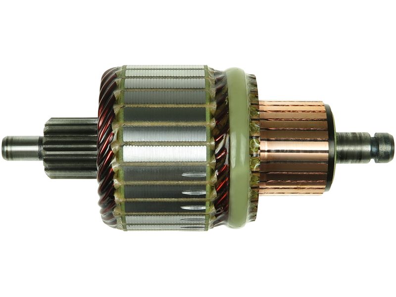Starter motor armature