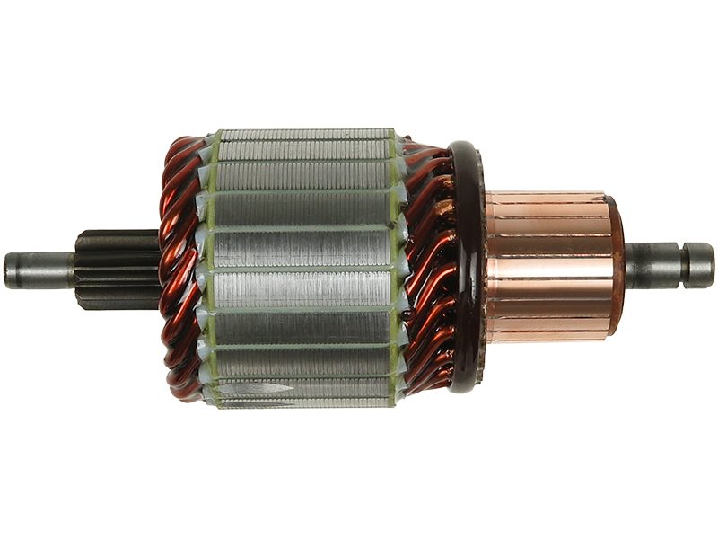 Starter motor armature