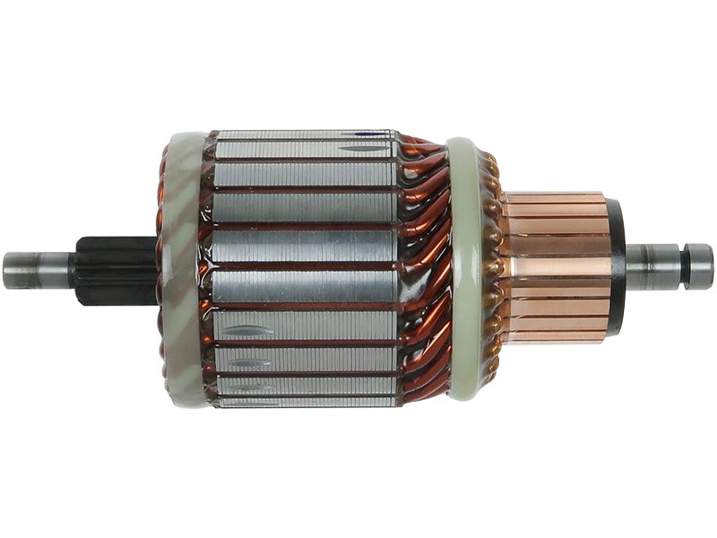Starter motor armature
