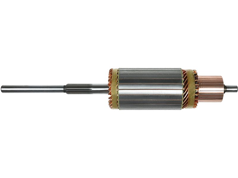 Starter motor armature