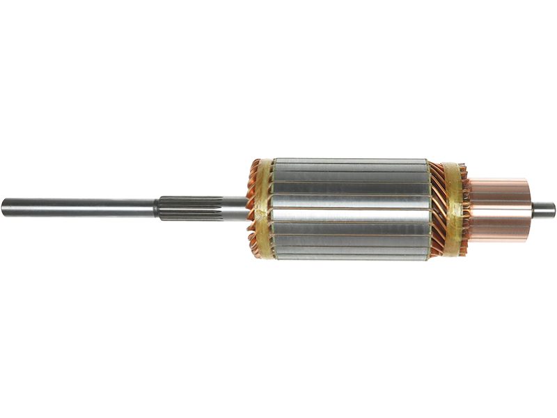 Starter motor armature