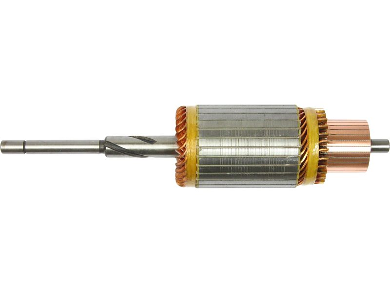 Starter motor armature